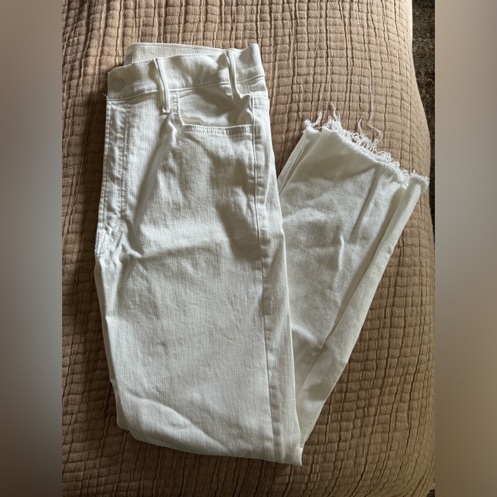 White MOTHER Jeans